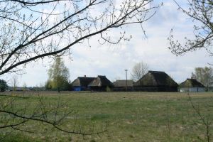 widok starej wsi - owalnicy