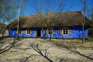 Chałupa ze Złakowa Bor., II poł. XIX w., aranżacja szkoły