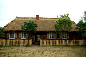 Chałupa ze Złakowa Borowego, lata 80. XIX w.