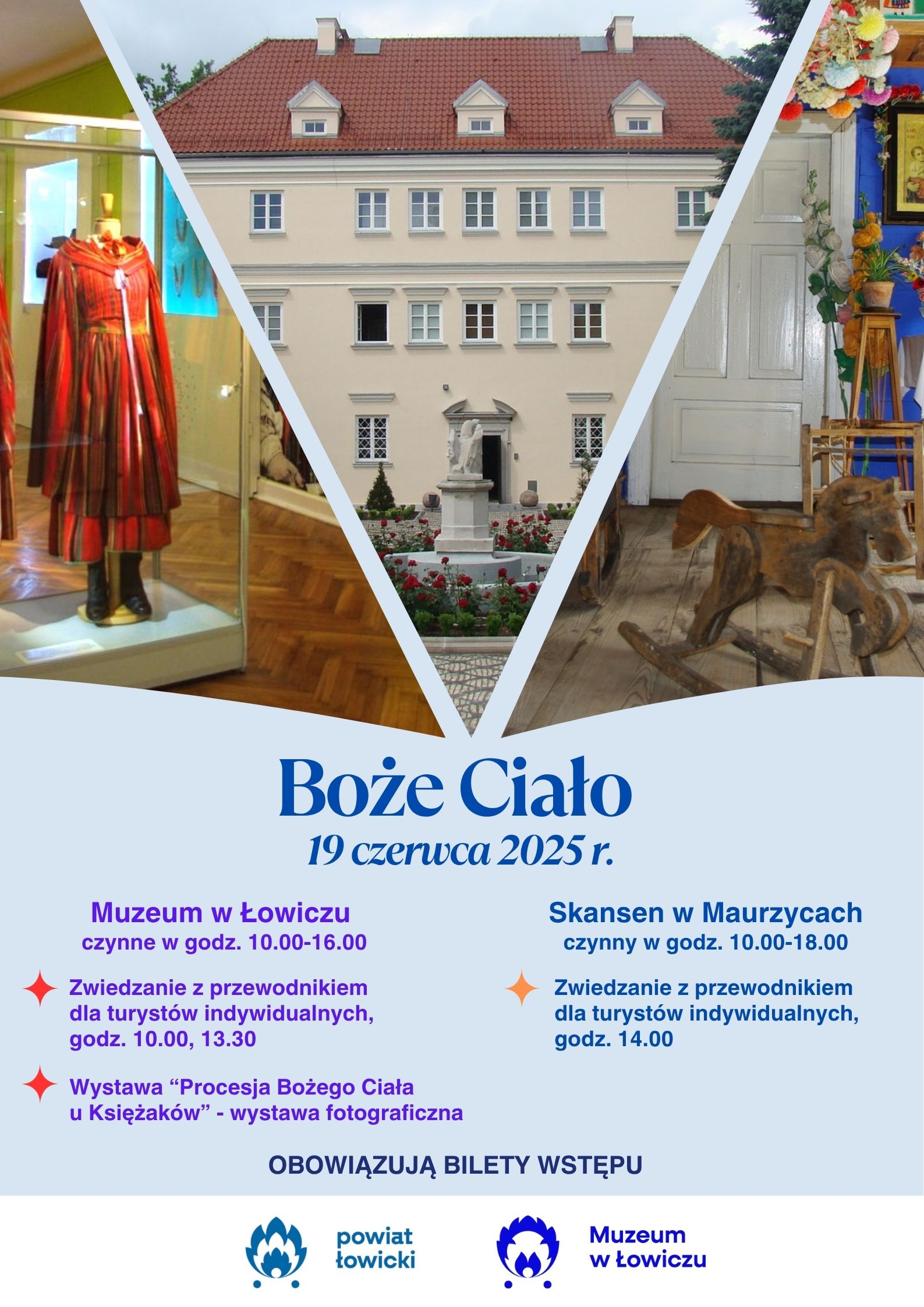 Boże Ciało w Muzeum w Łowiczu i Skansenie w Maurzycach.